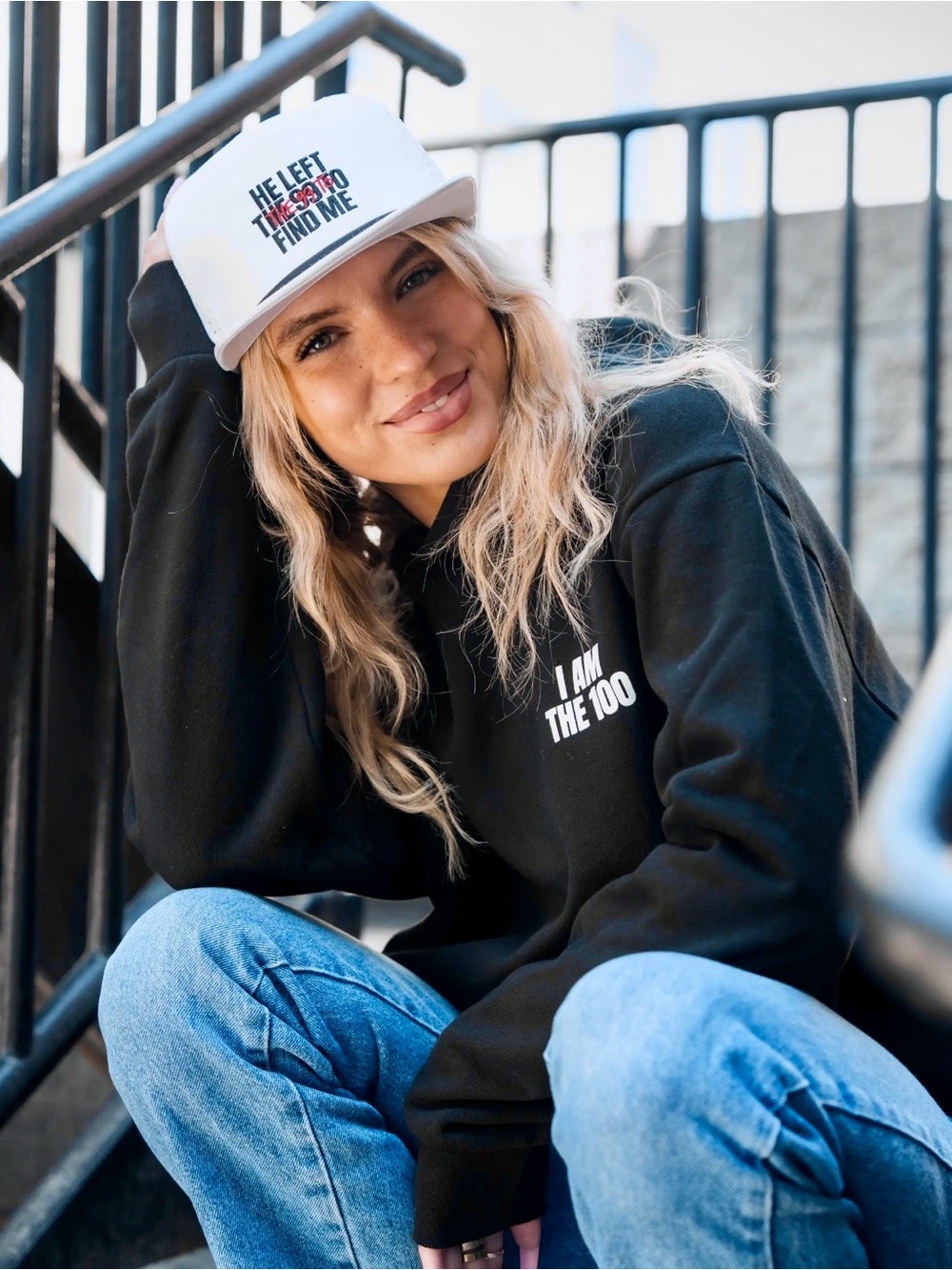 I Am the 100 Hoodie - Picture 6 of 7